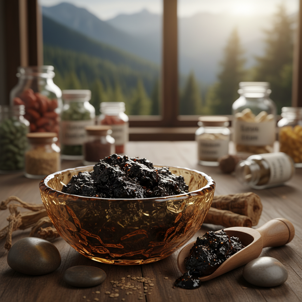 Shilajit Extract Extract For Dietary Supplements And Holistic Health