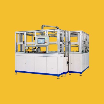 Adult Diaper Stacker Machine (Single-Push Dual-Outlet)