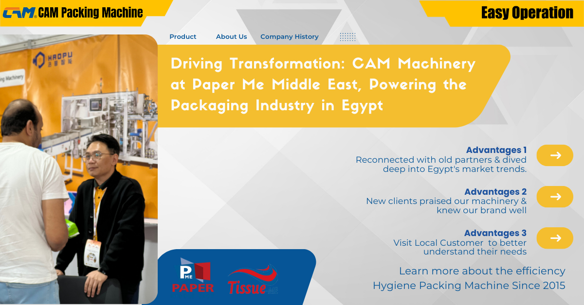 Driving Transformation: CAM Machinery at Paper Me Middle East, Powering the Packaging Industry in Egypt