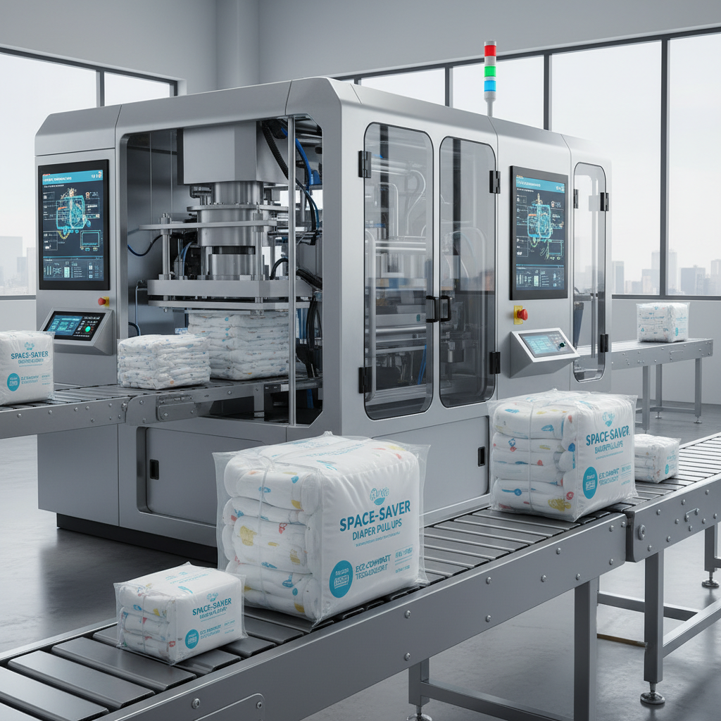 Baby Diaper Pull-Up Packing Machine For Space-Saving Compression Packing