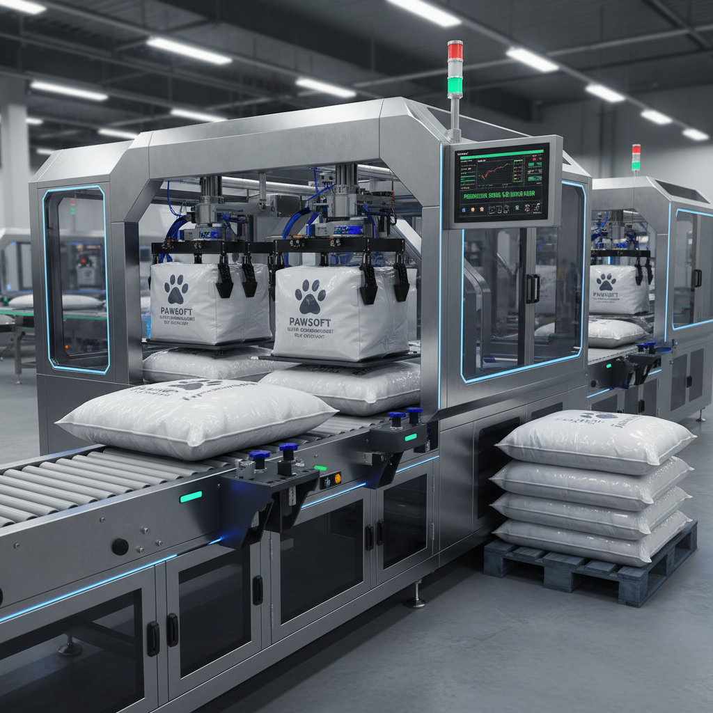 Pet Cushion Packaging Machine For High-Speed Production Lines