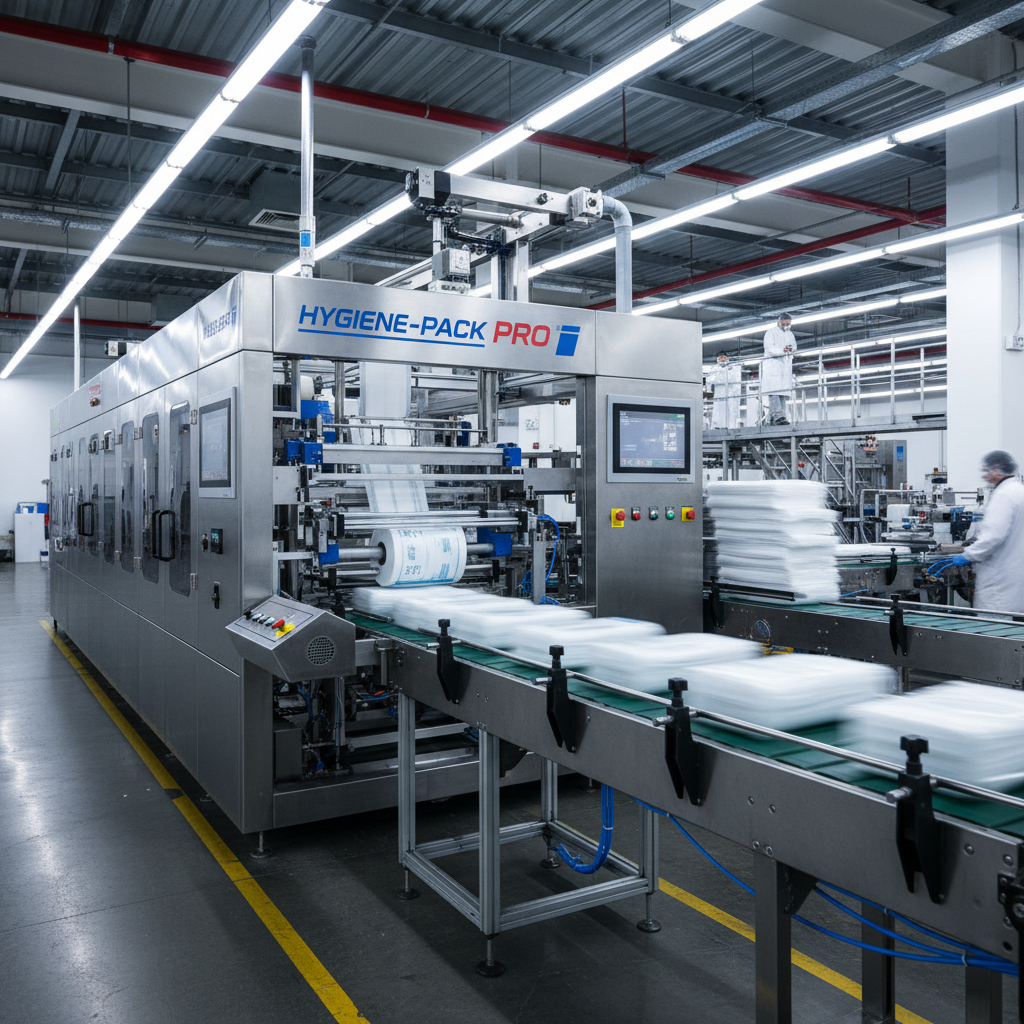 Underpad Packaging Machine For High-Speed Production Lines