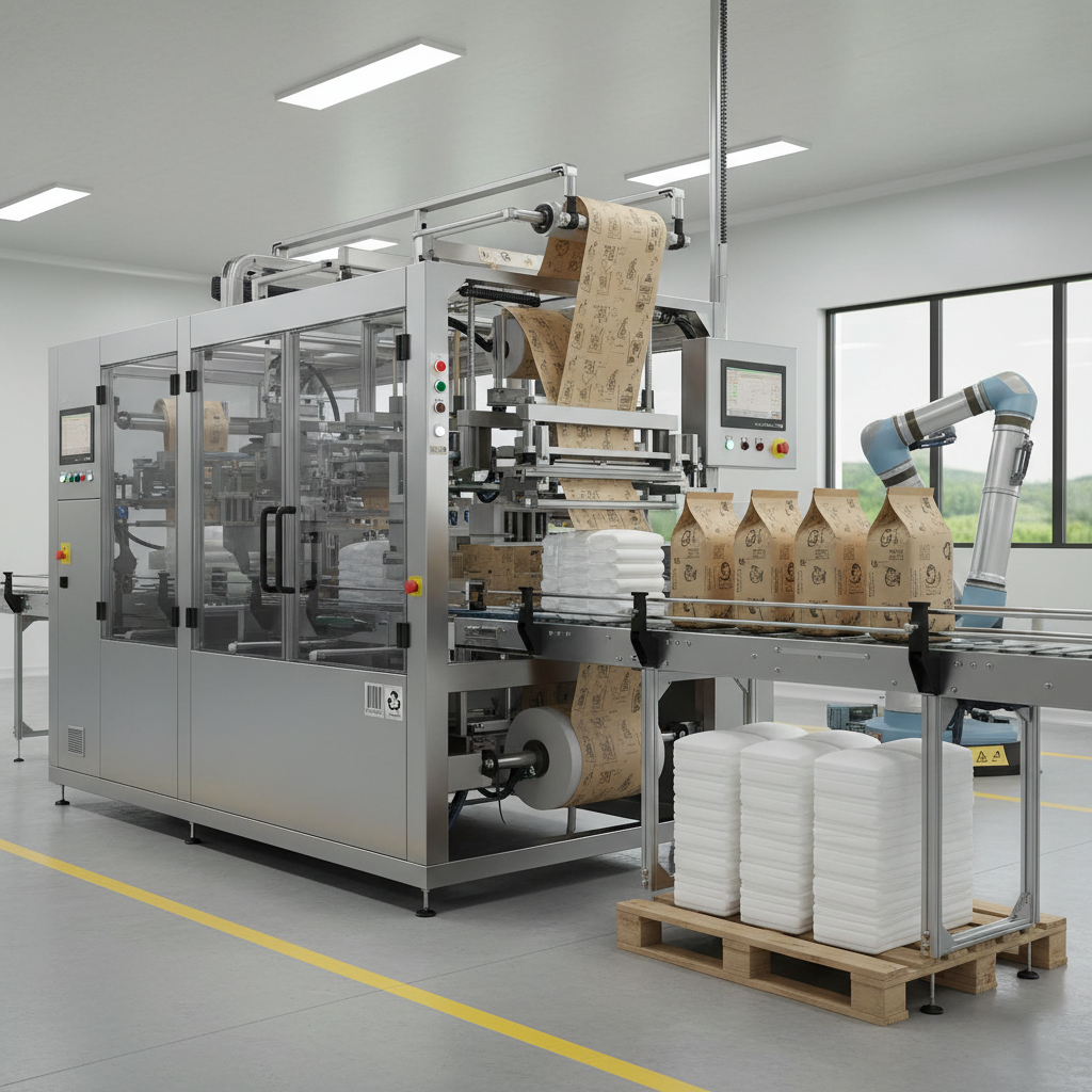 Paper-Based Diaper Packaging Machine For Personal Hygiene Manufacturing