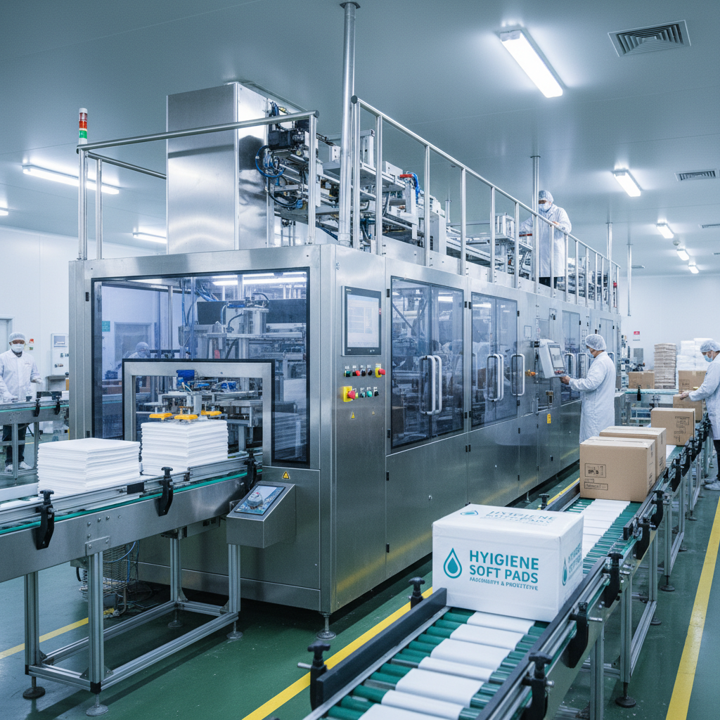 Underpad Packaging Machine For Personal Hygiene Manufacturing