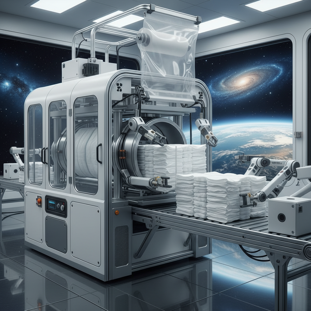 Diaper Bagging Machine For Space-Saving Compression Packing