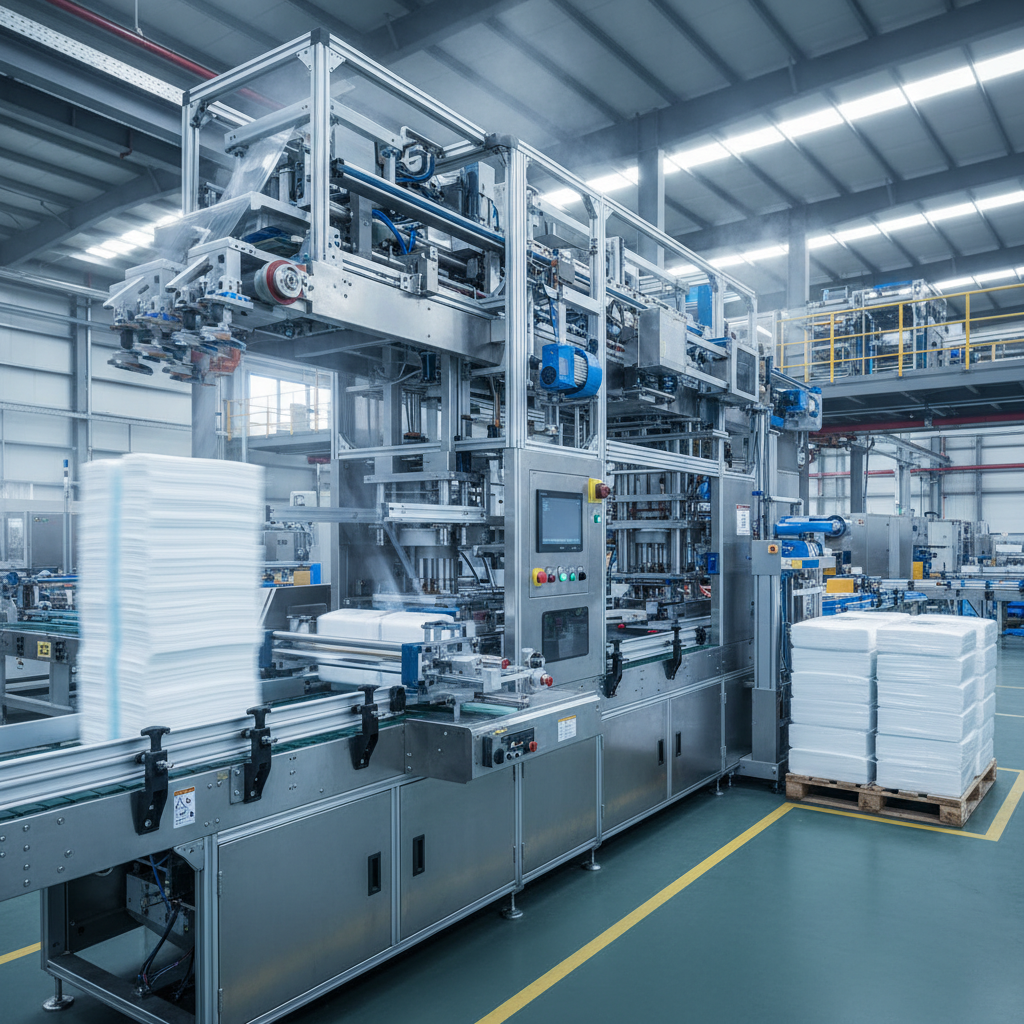Underpads Packaging Machine For High-Speed Production Lines