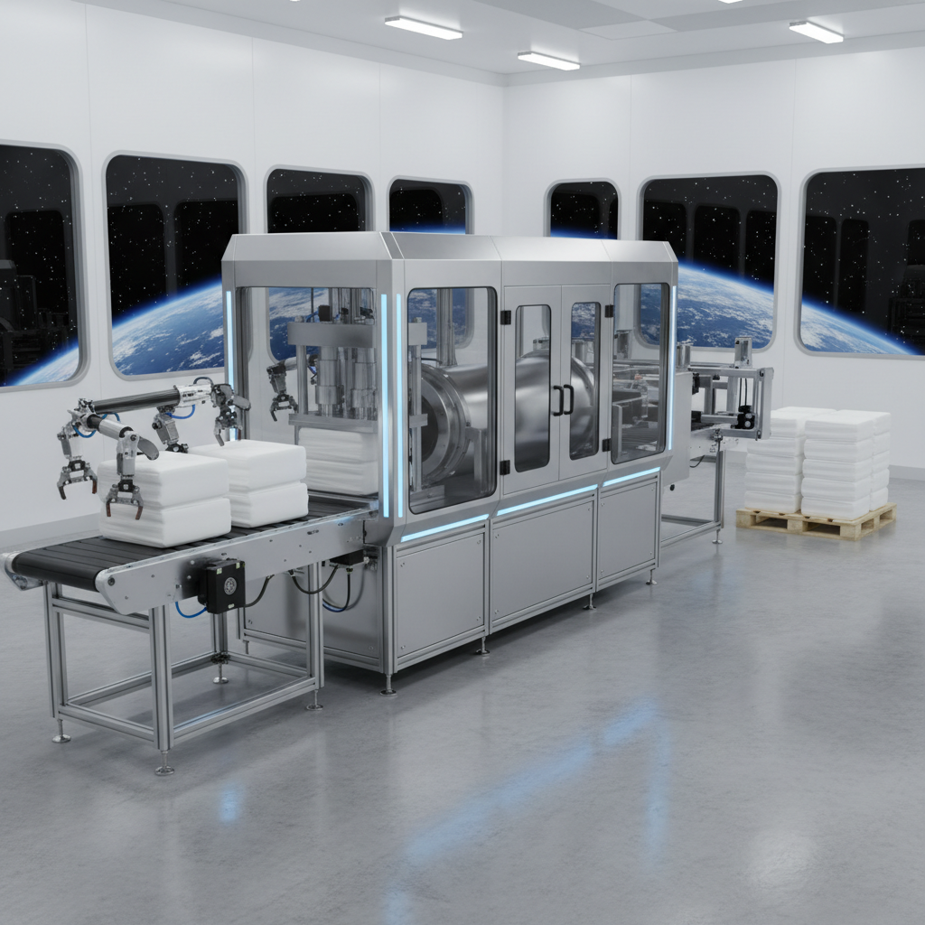 Diaper Multi-Pack Packaging Machine For Space-Saving Compression Packing