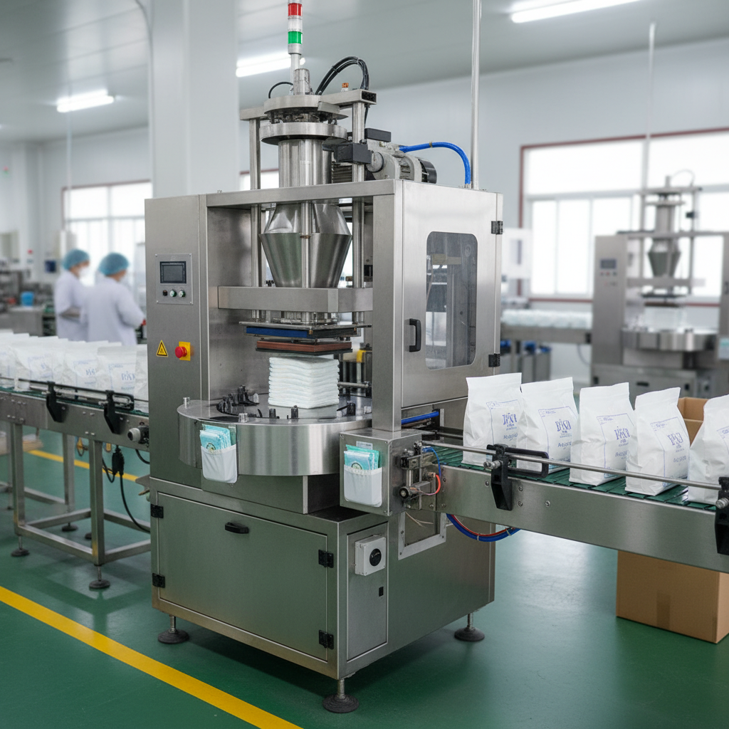 Premade Pouch Diaper Packing Machine For Personal Hygiene Manufacturing