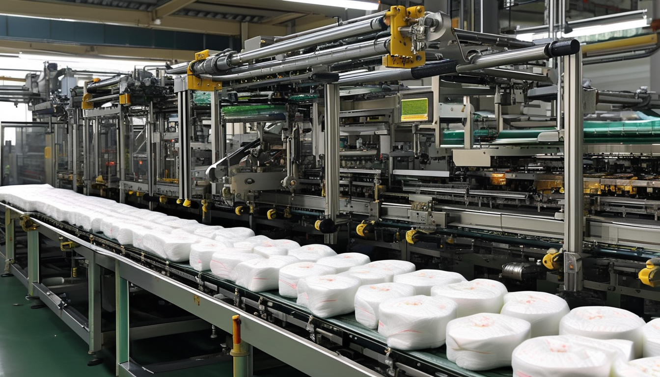 Diaper Secondary Packaging Machine For High-Speed Production Lines