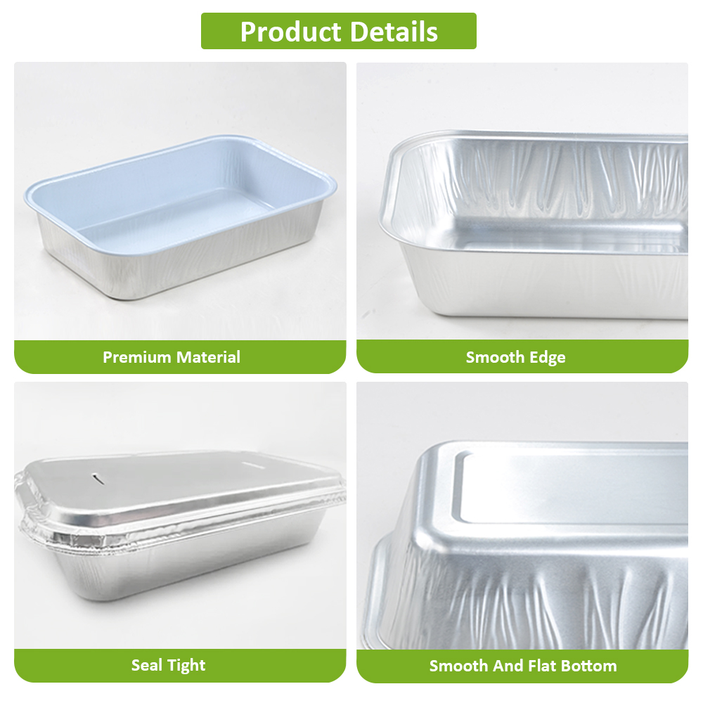 280ml Airline Aluminum Foil Meal Tray with Lid, Lightweight Airline Catering Box (1).jpg
