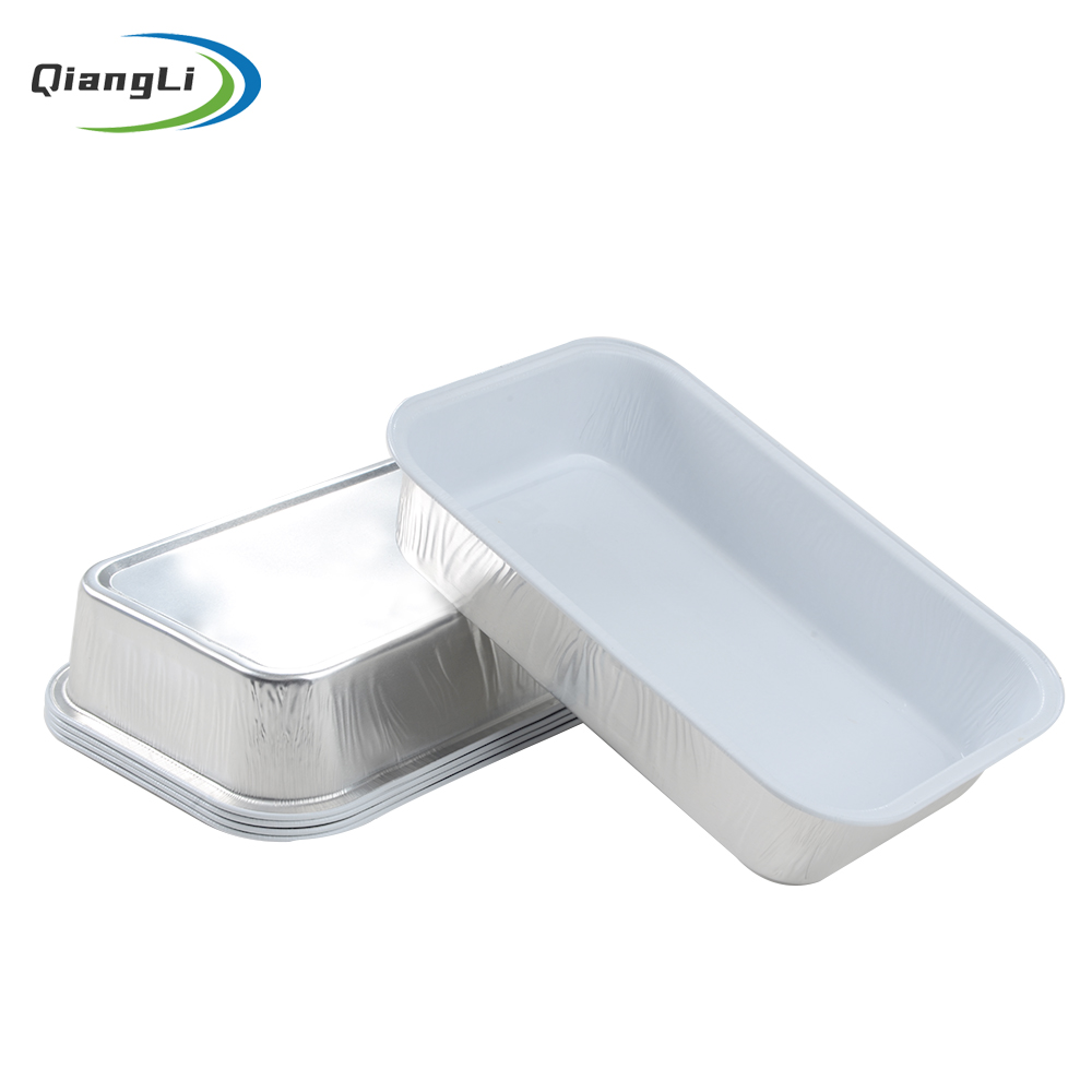 310ml Coated Airline Aluminum Foil Meal Tray with Lid, Disposable Airline Catering Container (2).jpg