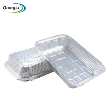 BRC Certified 37.2oz/1100ml 9.17"x6.81" Aluminum Foil Tray for Large Pasta Bake & Catering Rice Dish