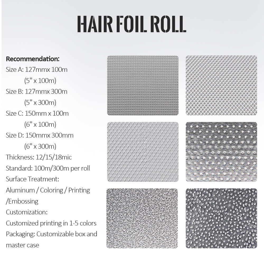 Customizable Embossed Aluminum Foil Roll 320 Ft 121518mic Eco-Friendly Salon Hair Coloring Foils (1).jpg