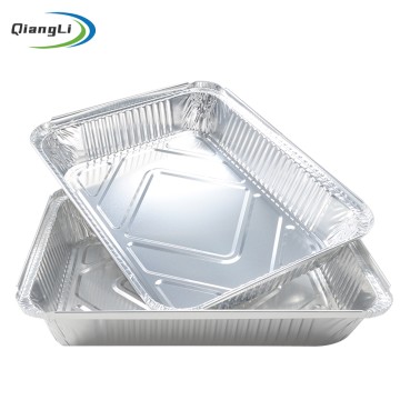 Heavy Duty 101oz/3000ml 12.8"x10.24" Aluminum Catering Tray for Large Event Roast & Buffet Main Course