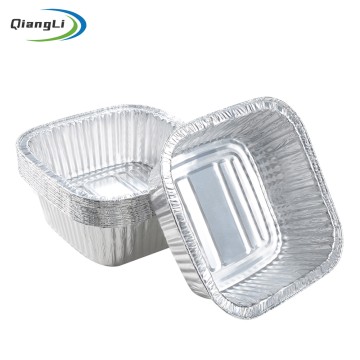Heavy Duty 30.4oz/900ml 6.46"x6.46" Square Roasting Pan for Roasted Chicken & Vegetable Medley