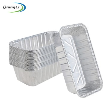 Heavy Gauge 23.0oz/680ml 8.03"x4.25" Deep Rectangular Tray for Baked Ziti & Stuffed Peppers