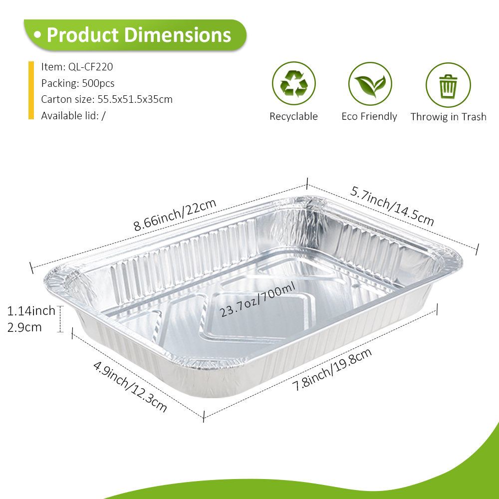 Lightweight 23.7oz/700ml 8.66"x5.71" Flat Tray for Cookie Sheet & Biscuits