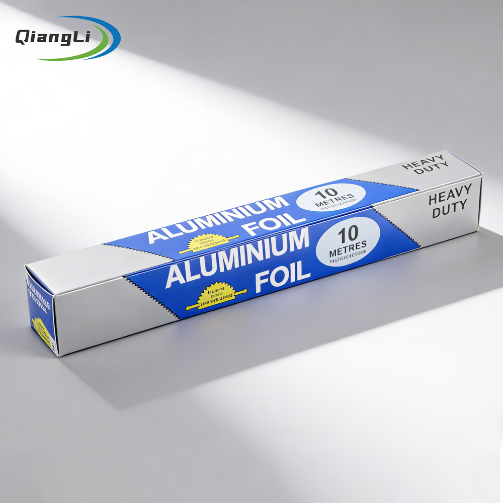 Multi Size Aluminum Foil Roll 10-25mic 5/10/20/30m 300mm Food Grade Kitchen Foil for Baking Grilling Catering Custom Acceptable