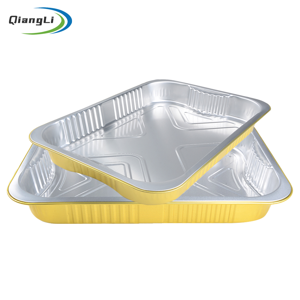 OEM Factory 118oz3500ml 13x9.06 Gold Foil Container for Catering Pasta & Bulk Chili (4).jpg
