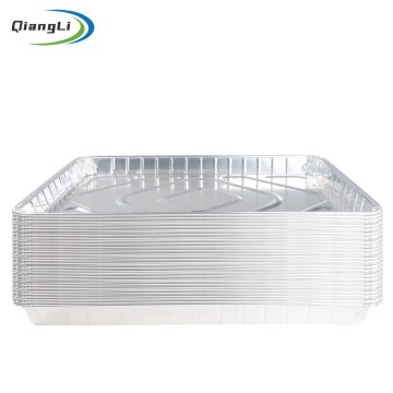 Ultra Shallow 125.1oz/3700ml 17.72"x13.07" Pizza Tray for Sheet Pan Pizza & Flatbread