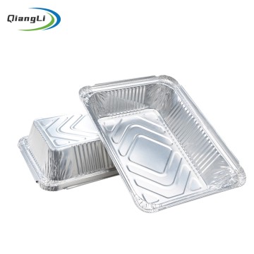 Wholesale Crimpable Rim 4.37"x3.29" 4oz/120ml Aluminum Foil Container for Sauce Portion & Dry Side Dish