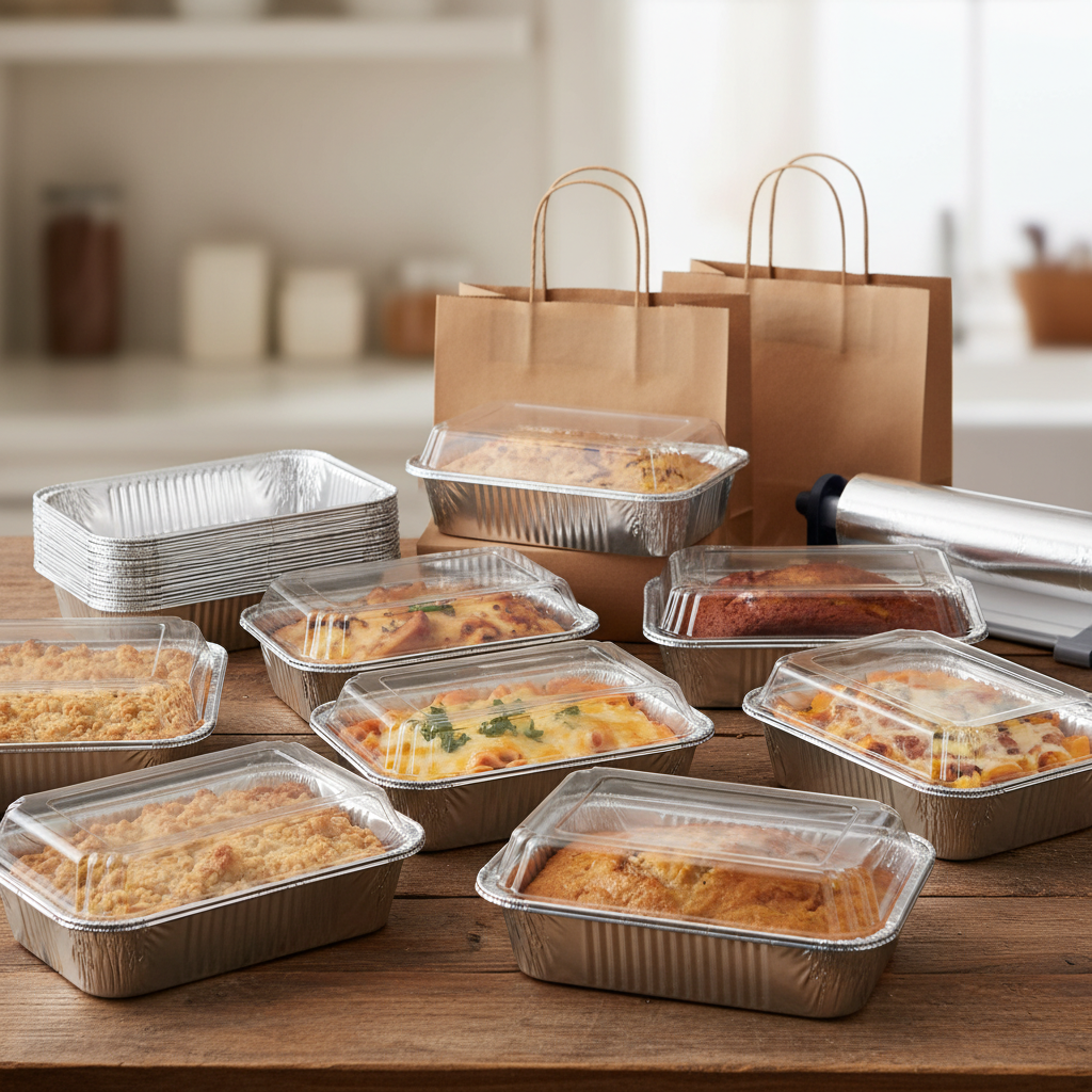 Aluminum Foil Bakery Pans For Takeout Containers