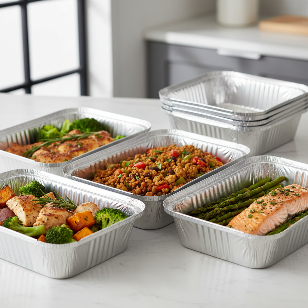 Aluminum Foil Food Pan For Meal Prep