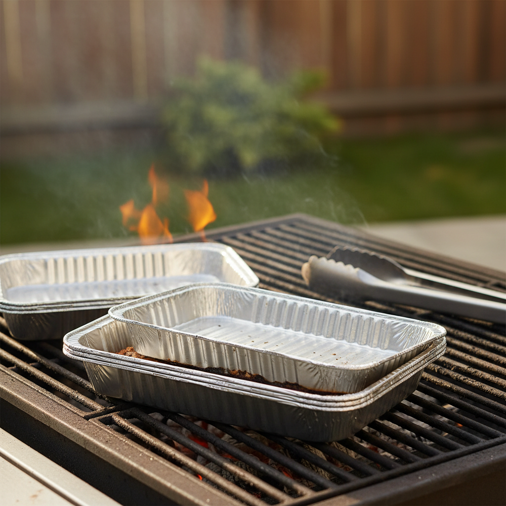 Aluminum Foil Tray For Grill Liners