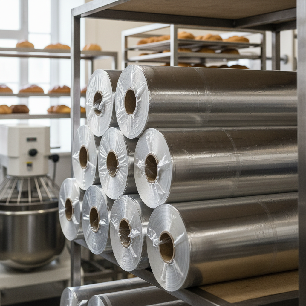 Tin Foil Rolls For Bakery Goods