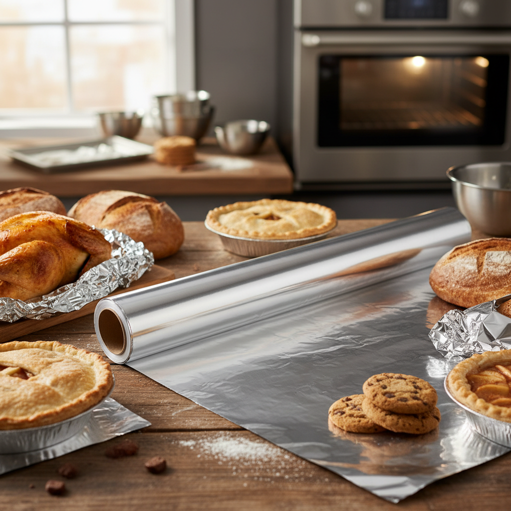 Aluminium Silver Foil For Bakery Goods