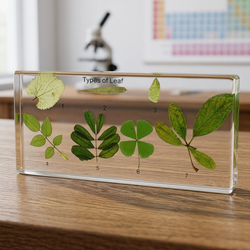 OEM 7 本物の葉標本樹脂ブロックセット製造業者、工場 | Qianhui
