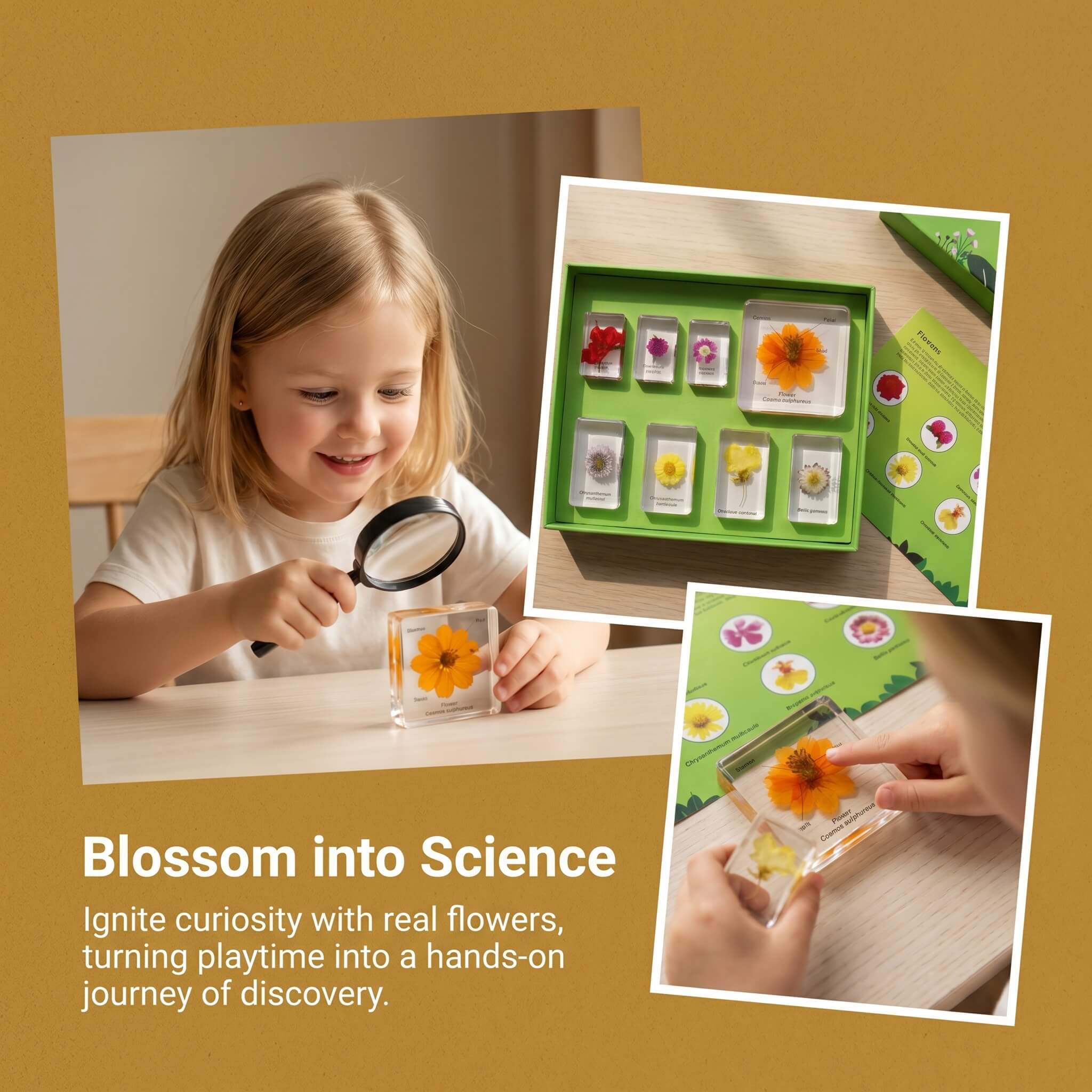 Real Flower Specimens Resin Set for B...