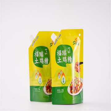 Customized High Quality Convenient Stand up Pouch with Spout Food Grade Spout Pouch for Breakfast Cereals Oat Mylar Bag