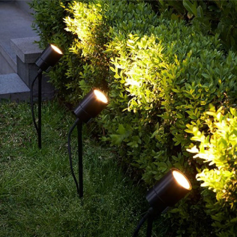 ភ្លើង LED 9W-120W ពណ៌ SigleRGB IP67 សម្រាប់ទេសភាព និងស្ថាបត្យកម្ម ជាមួយនឹងមូលដ្ឋានផ្សេងៗគ្នា (5)