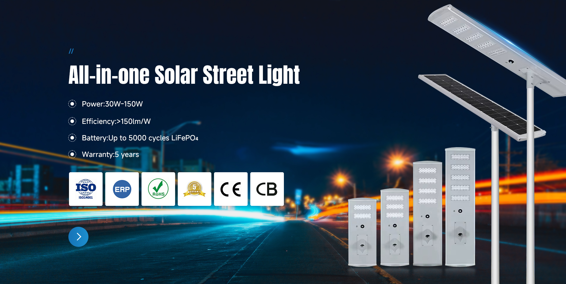 All-in-one Solar Street Light