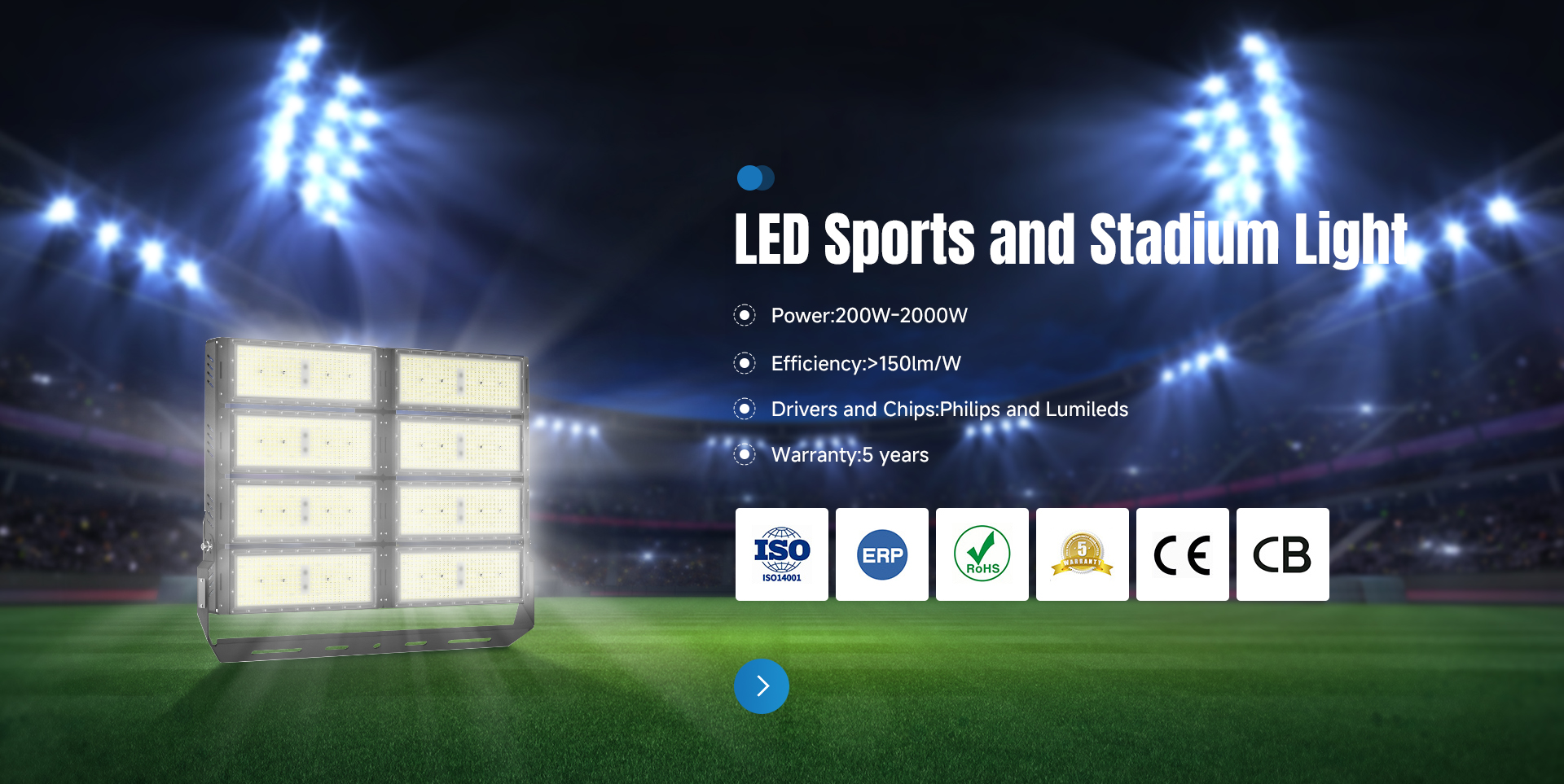 LED Sports and Stadium Ligbt