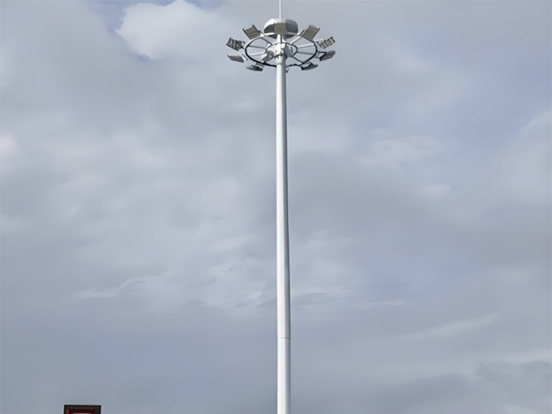 ST-F007 250W LED Flood Light on 12m Pole in Downtown Area of Mexico City