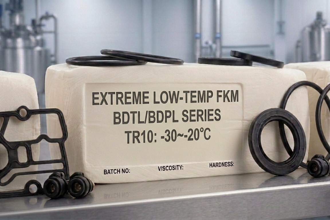 Extreme Low-Temp FKM BDTL Series Fluoroelastomer