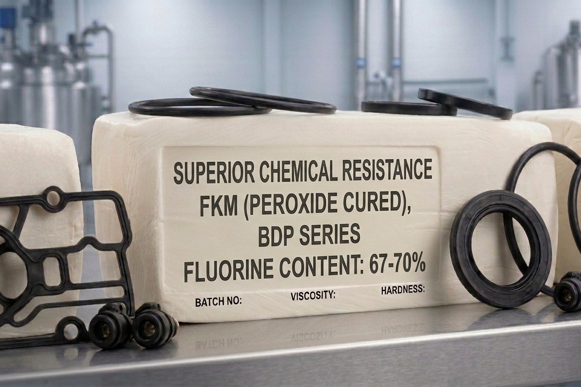 Superior chemical resistance FKM (Peroxide Cured) BDP Series fluoroelastomer