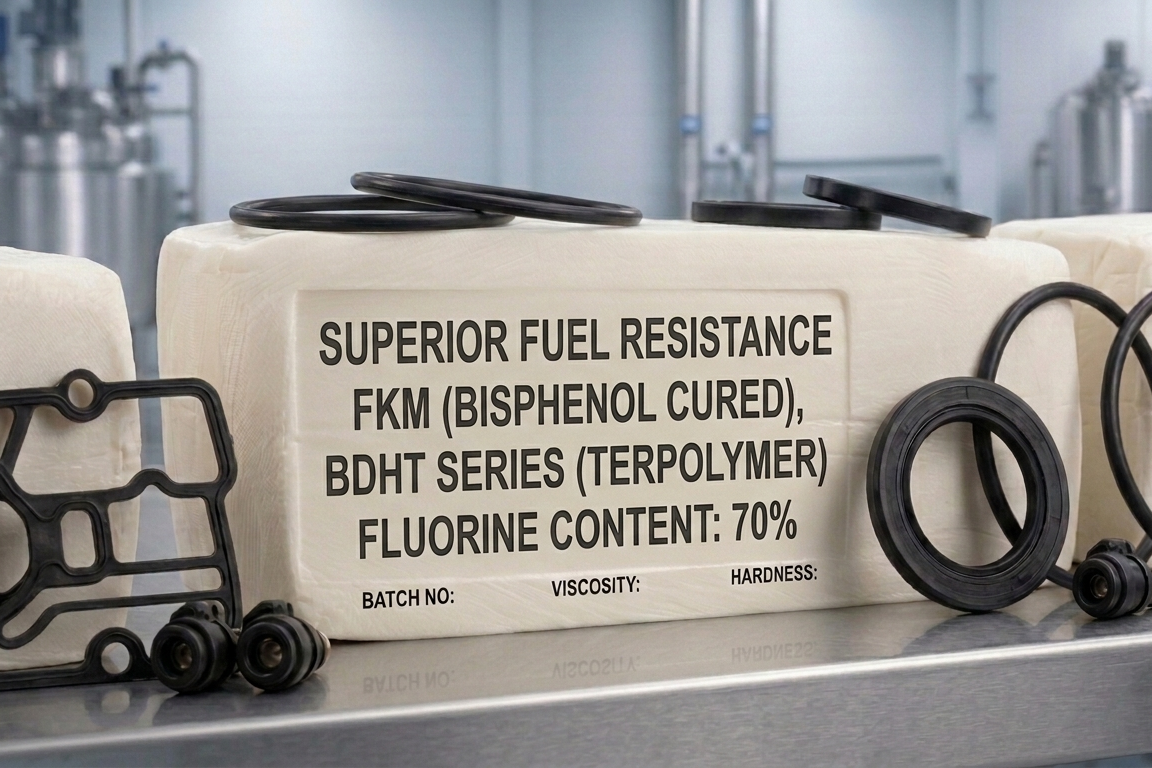 Superior Fuel Resistance FKM(Bisphenol Cured)BDHT series Fluoroelastomer