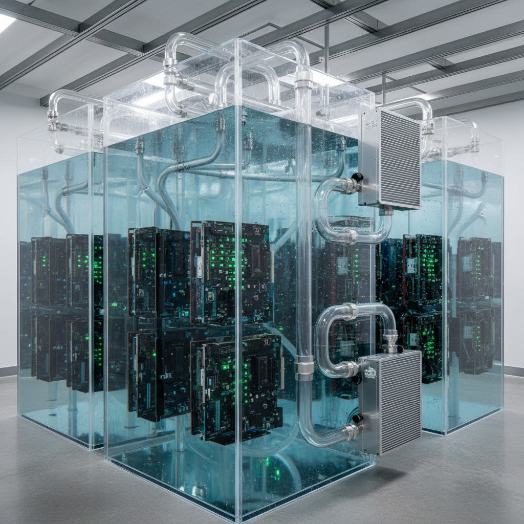 Single Phase Submerged Data Center Immersion Cooling Fluids For Data Center Immersion Cooling And Thermal Management
