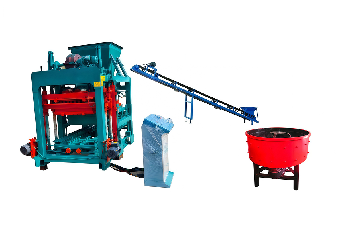 Cement Block Molding Machine With The 4-25 Type Specification