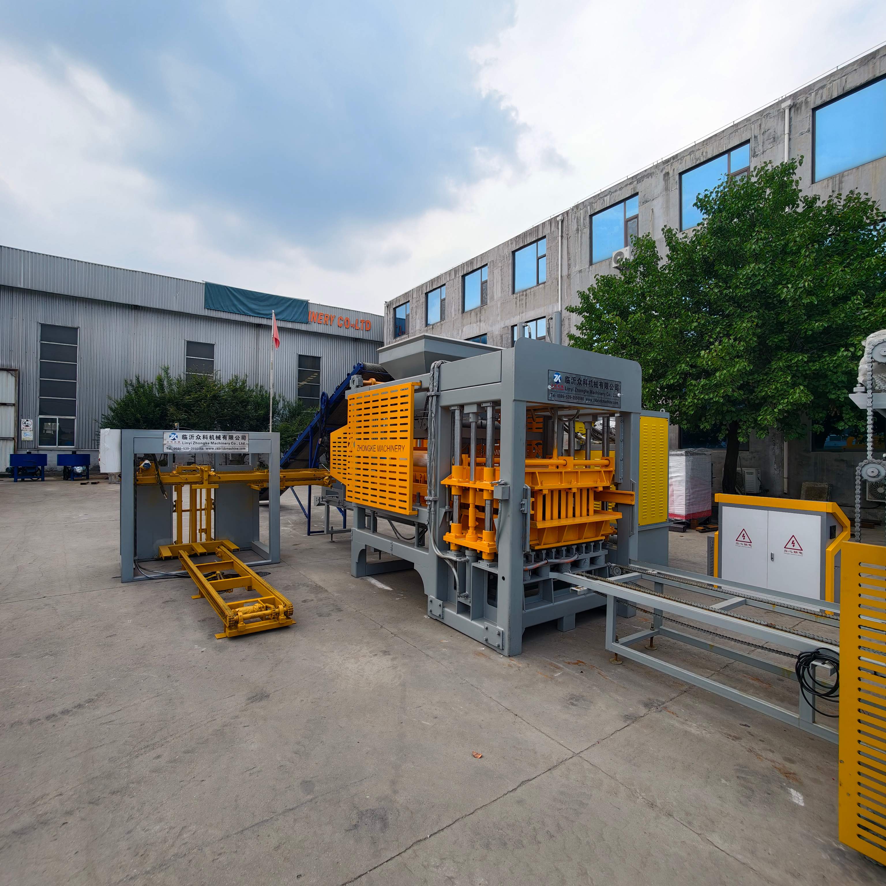 Zhongke QT8-15 Fully Automatic Hydraulic Brick Machine