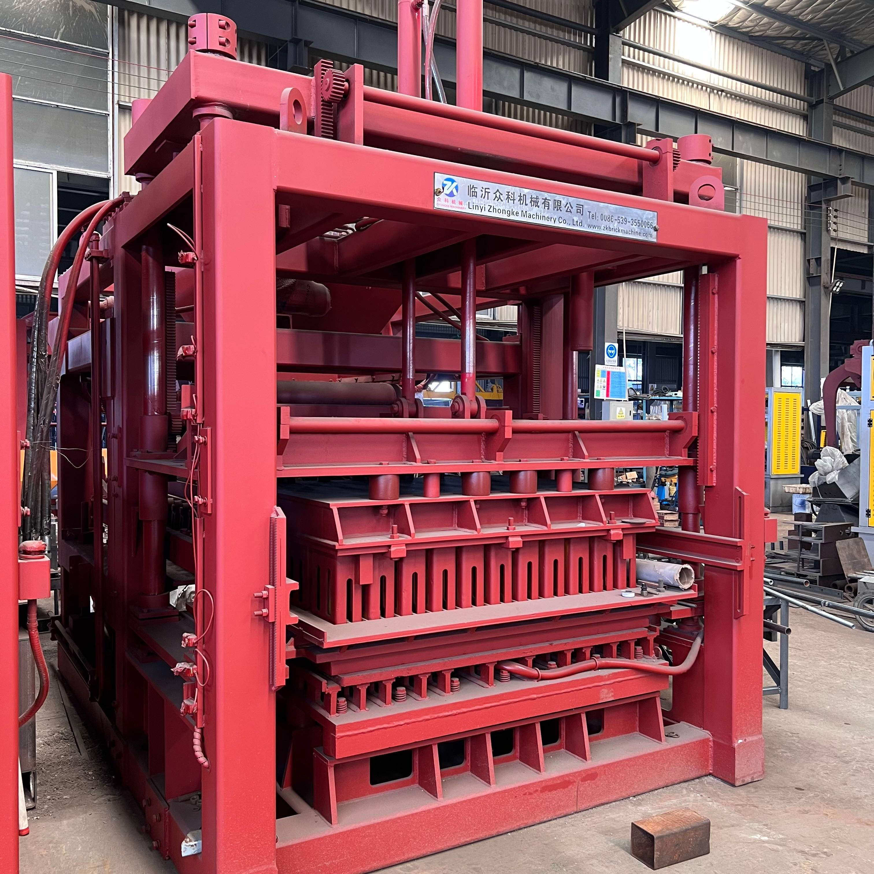 Zhongke QT10-15 Hydraulic Brick Machine