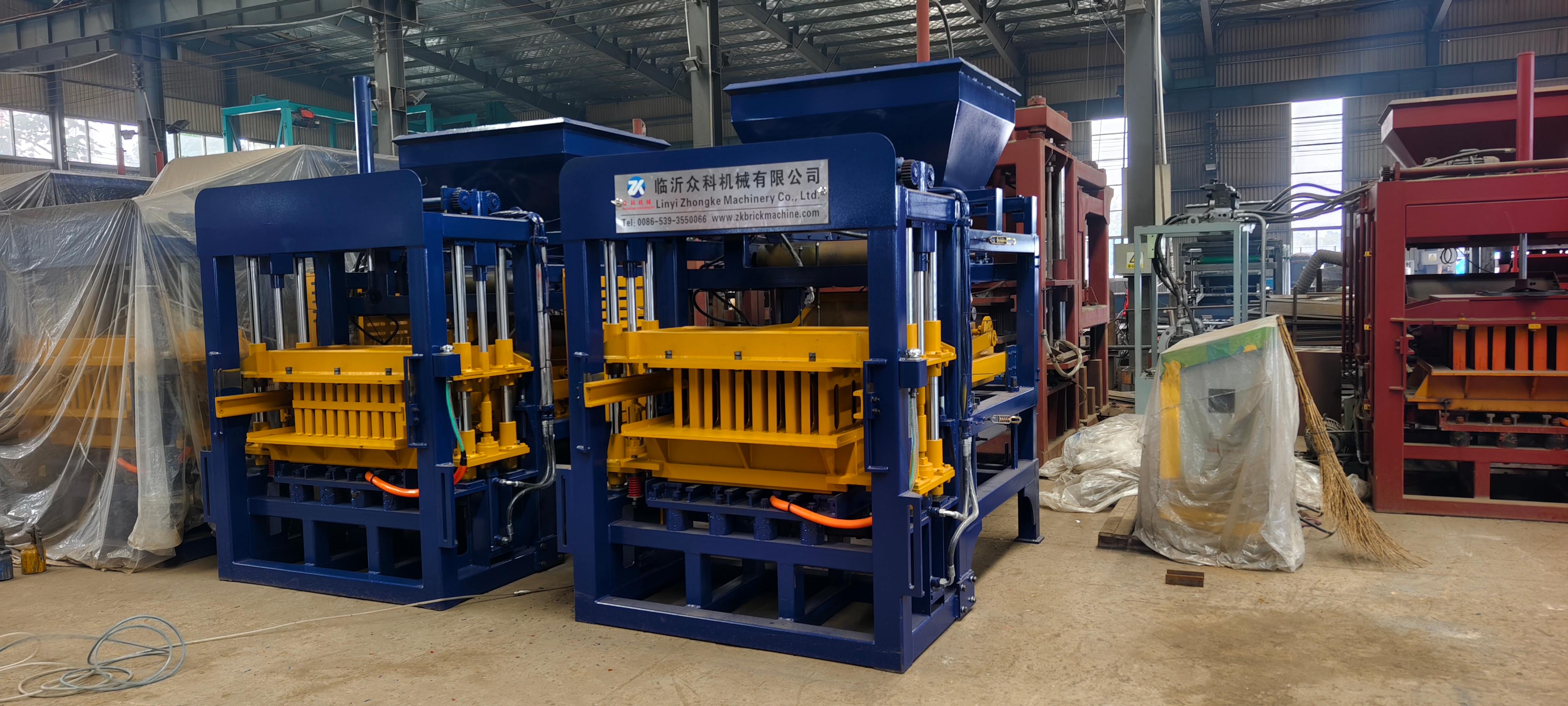 Zhongke QT4-15B Hydraulic Brick-Making Machine
