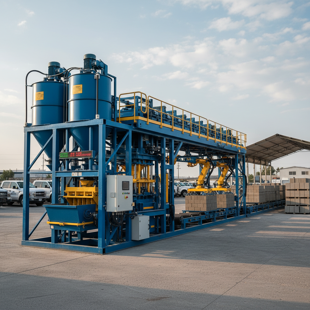 Automatic Brick Making Machine For Municipal Utilities