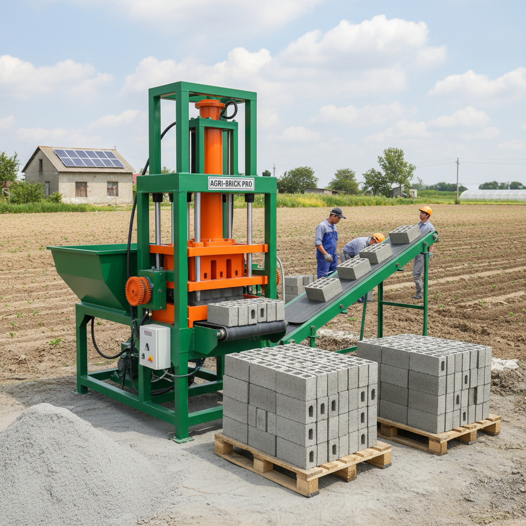 Fly Ash Brick Making Machine For Agricultural Projects