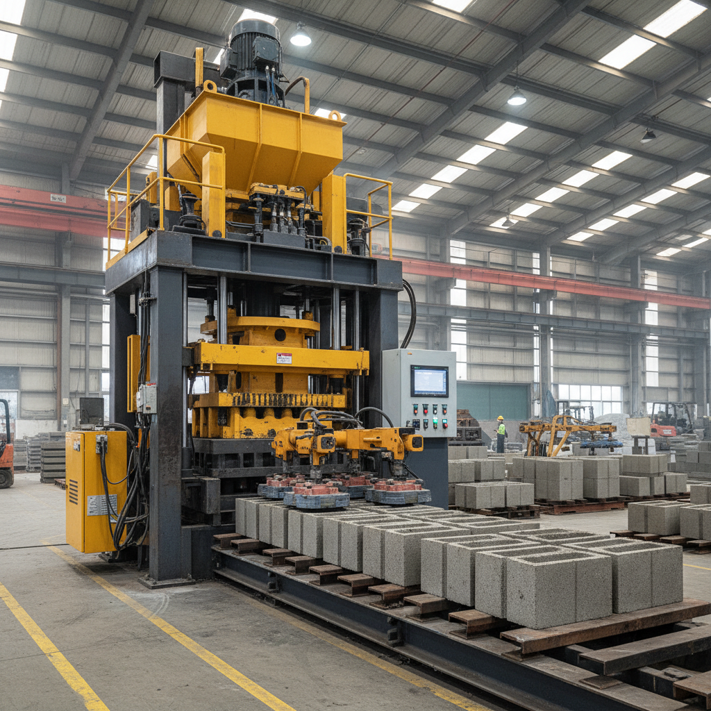 Hollow Block Making Machine For Industrial Engineering