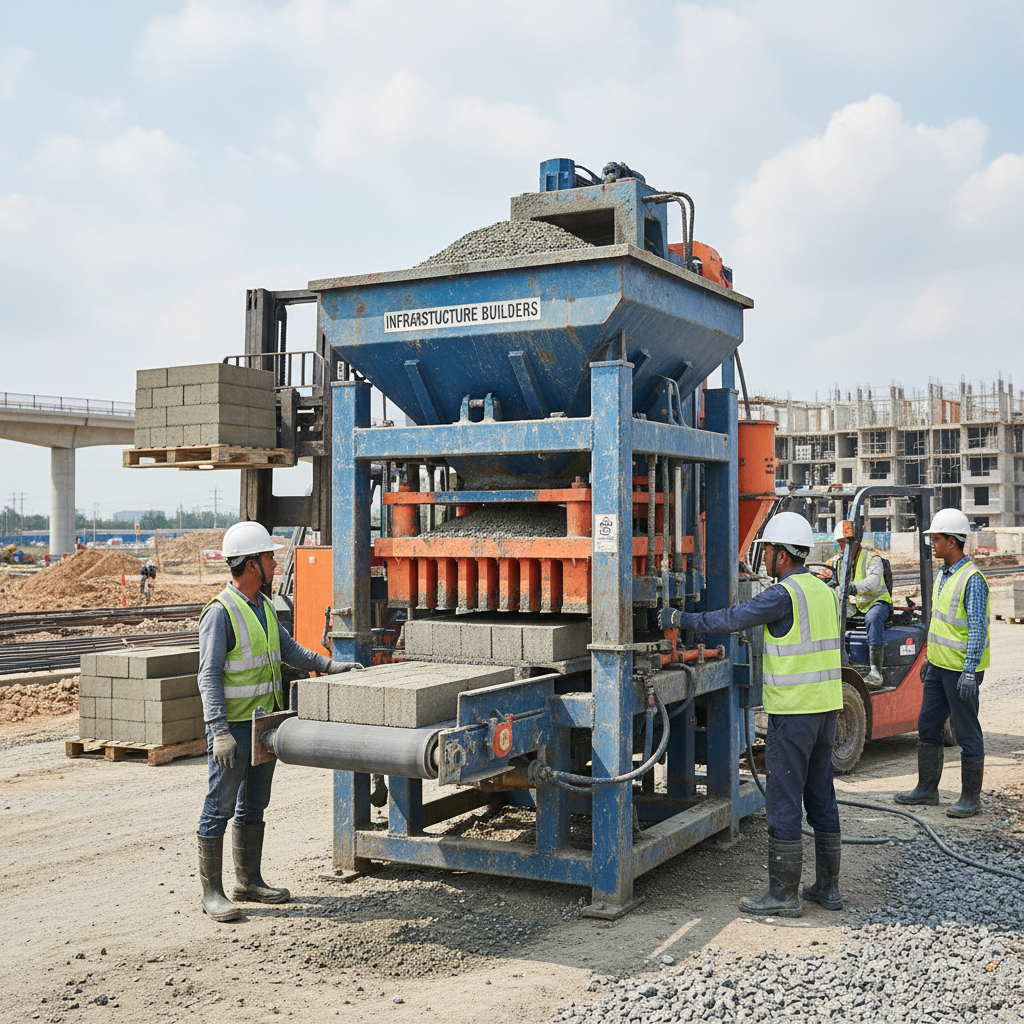 Concrete Brick Machine For Infrastructure Development