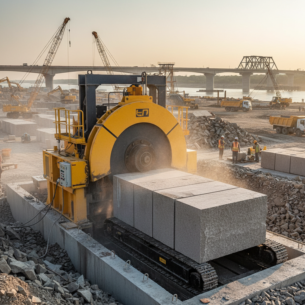 Block Cutting Machine For Infrastructure Development